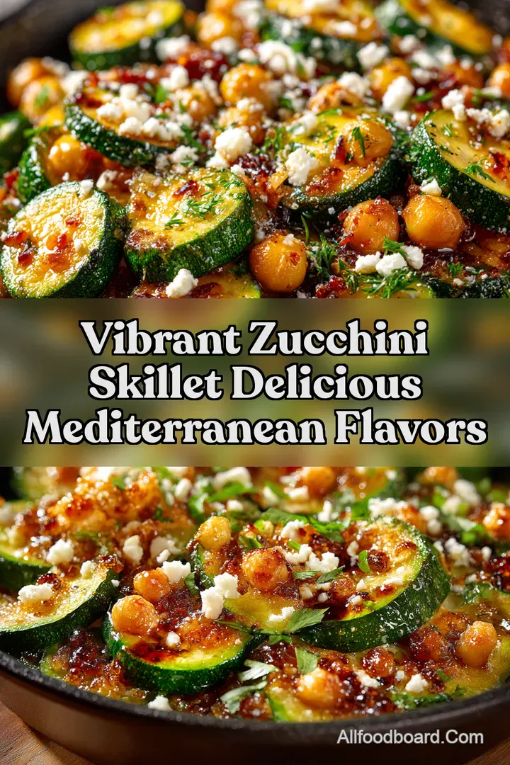 Vibrant Zucchini Skillet Delicious Mediterranean Flavors