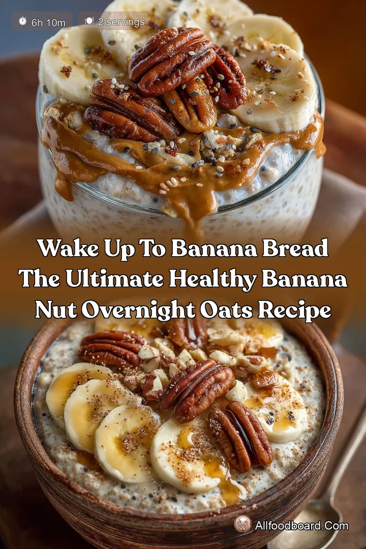 Wake Up to Banana Bread The Ultimate Healthy Banana Nut Overnight Oats Recipe
