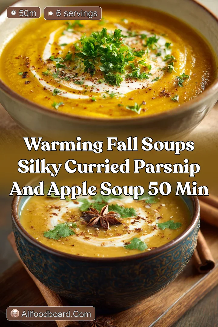 Warming Fall Soups Silky Curried Parsnip and Apple Soup 50 Min