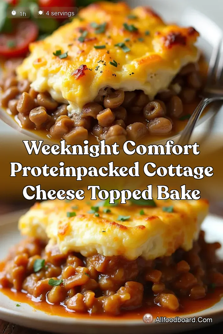 Weeknight Comfort ProteinPacked Cottage Cheese Topped Bake
