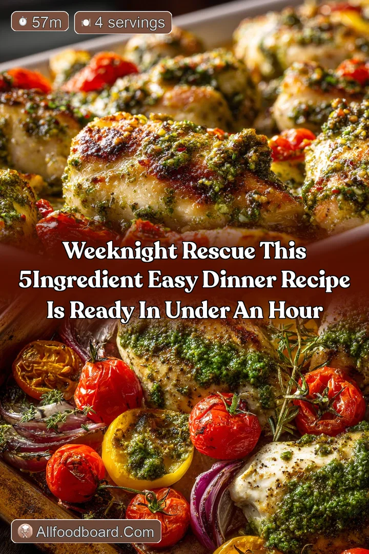 Weeknight Rescue This 5Ingredient Easy Dinner Recipe is Ready in Under an Hour