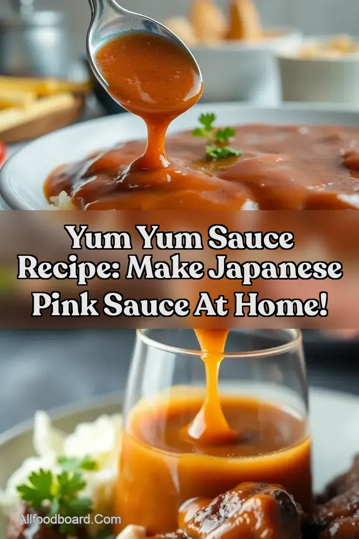 Yum Yum Sauce Recipe: Make Japanese Pink Sauce At Home!