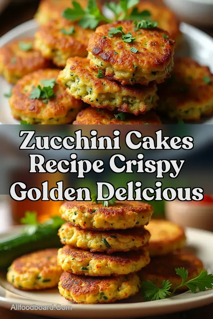Zucchini Cakes Recipe Crispy Golden Delicious