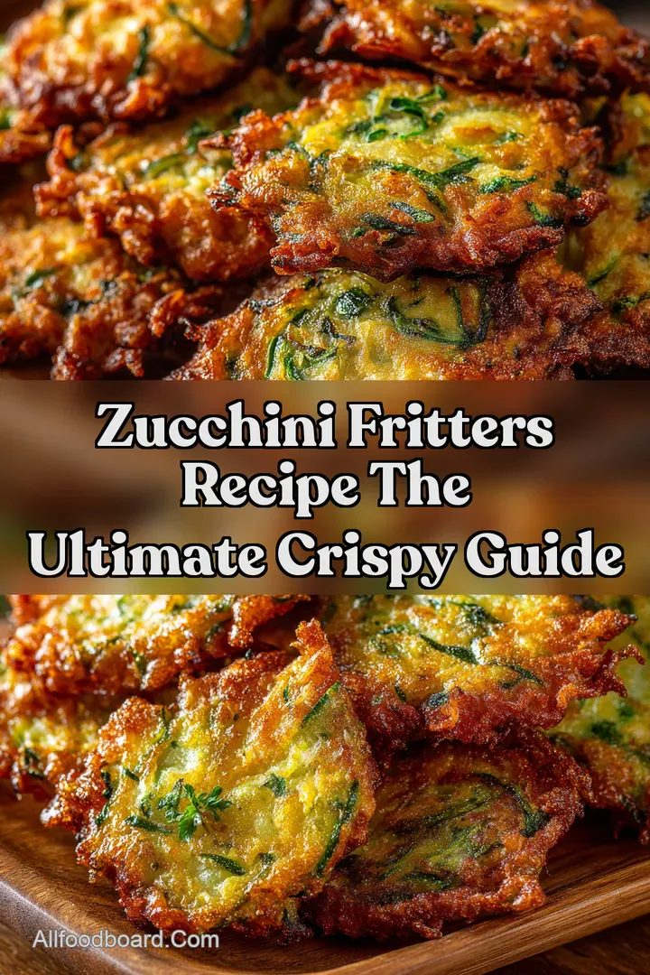 Zucchini Fritters Recipe The Ultimate Crispy Guide