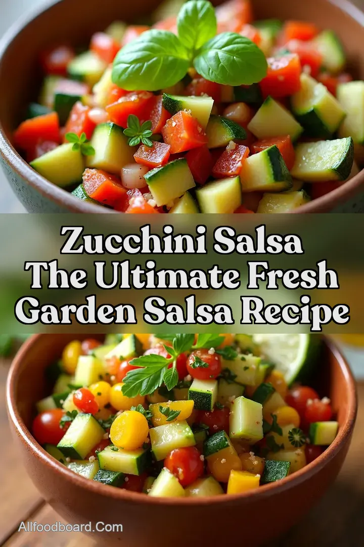 Zucchini Salsa The Ultimate Fresh Garden Salsa Recipe
