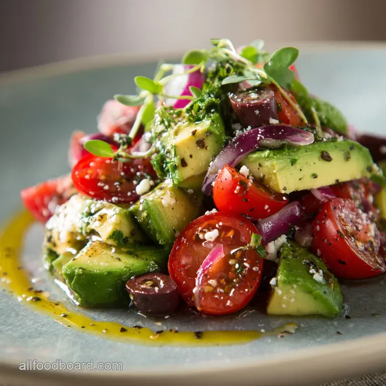 The Bright Beautiful Baja Avocado Salad A NoFuss Feast