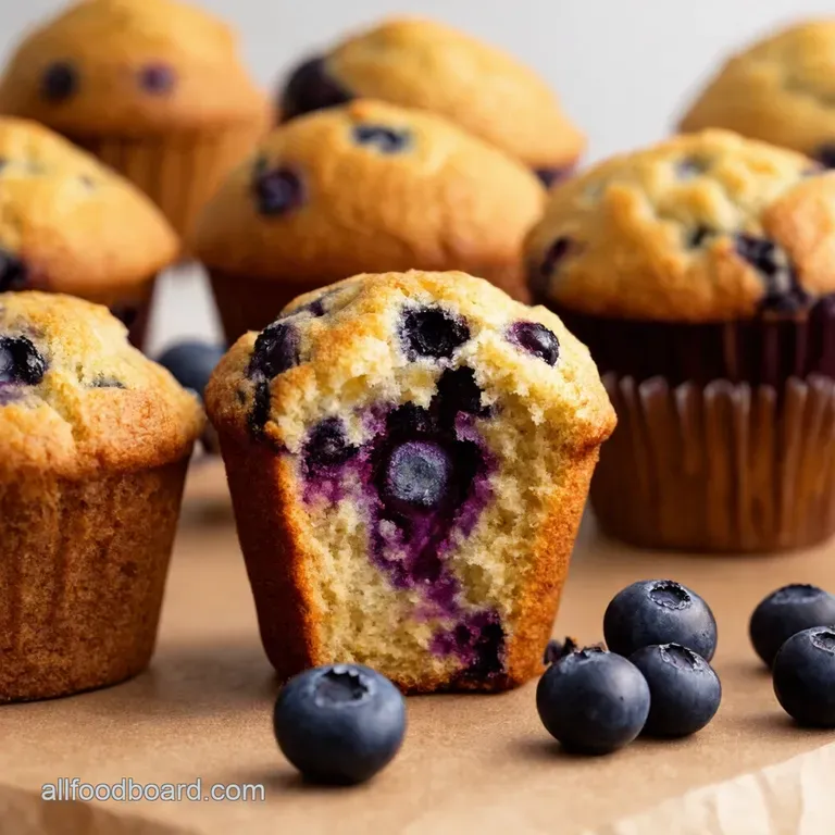 20Minute Blueberry Blast Muffins presentation