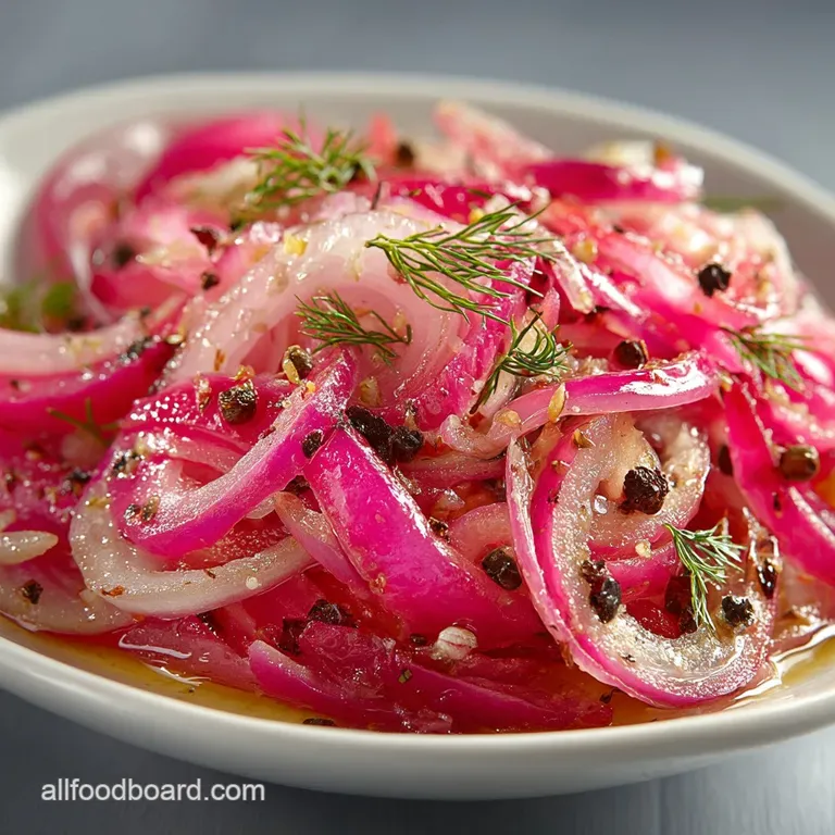 45Minute Quick Pickled Onions Tangy Crunchy and Pink Perfection