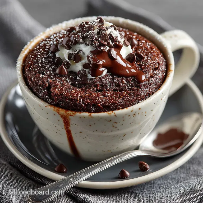The Emergency Chocolate Fix Our Perfect 5Minute Fudgy Brownie in a Mug