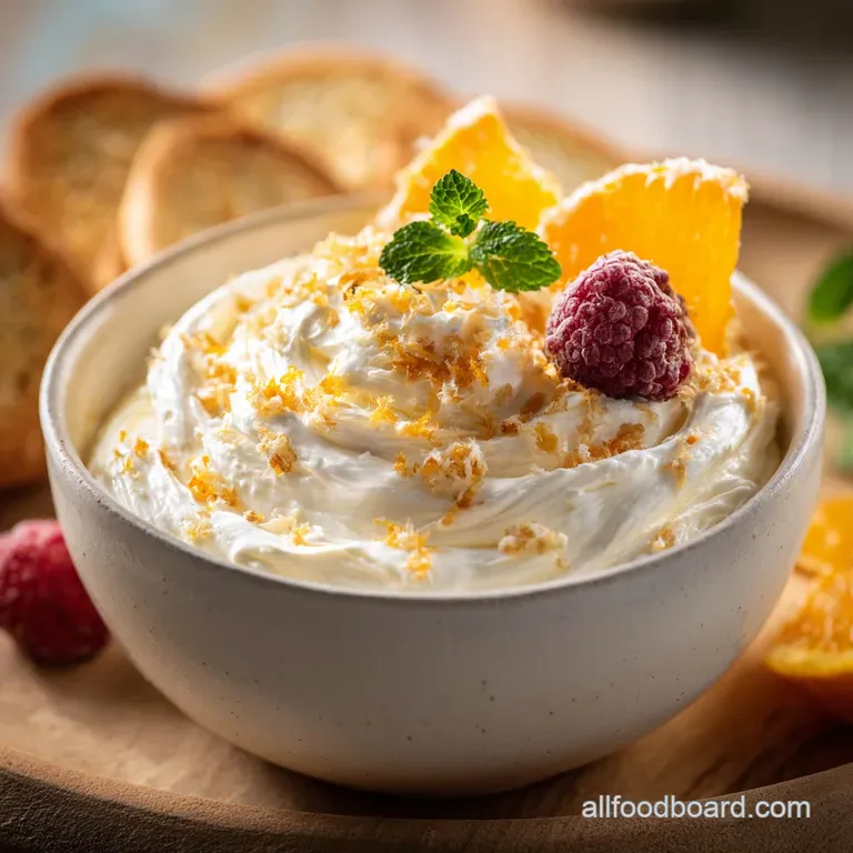 Sunshine Orange Cream Dream Dip a Zesty Fiveminute Celebration presentation