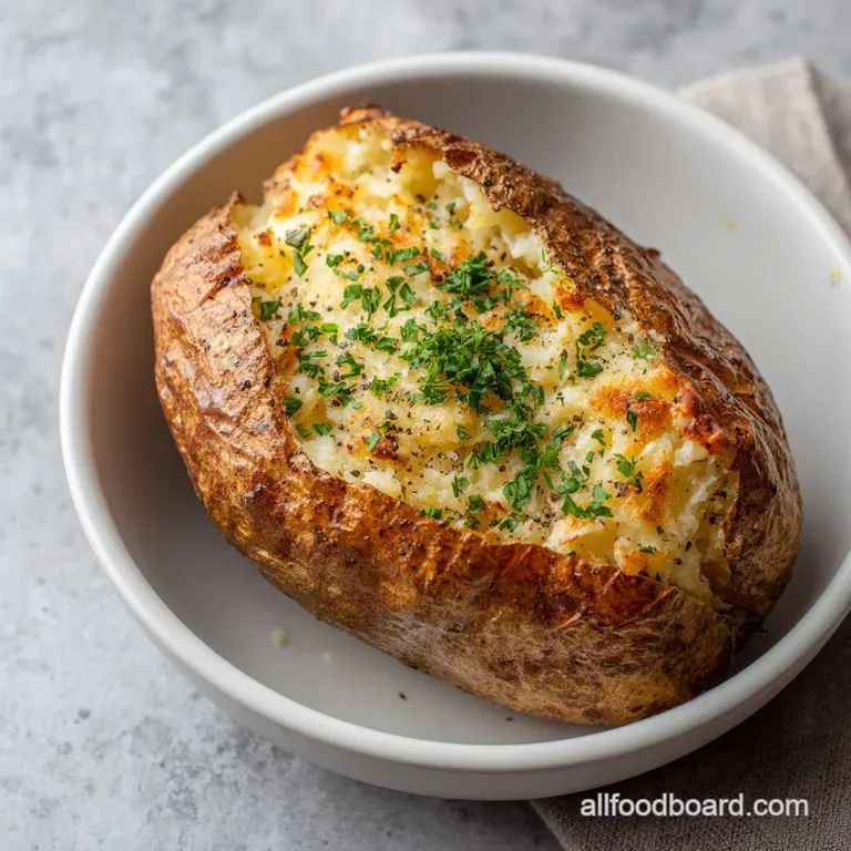 Air Fryer Baked Potato: Crispy and Fluffy