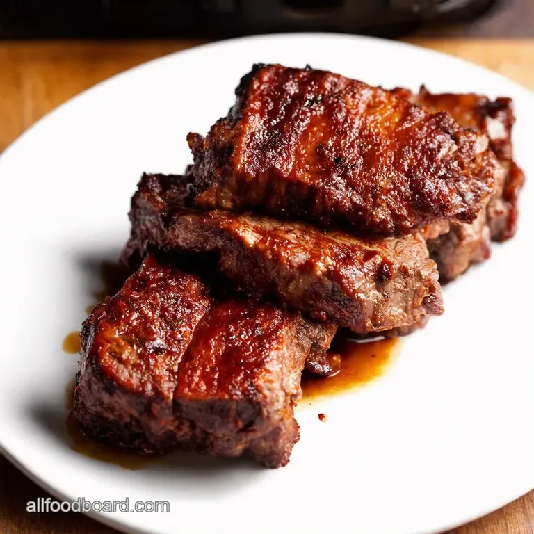 Air Fryer BBQ Short Ribs