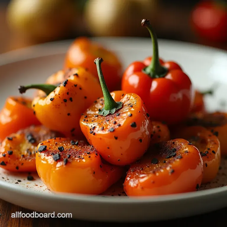Air Fryer Bell Peppers Perfectly Charred Delicious presentation
