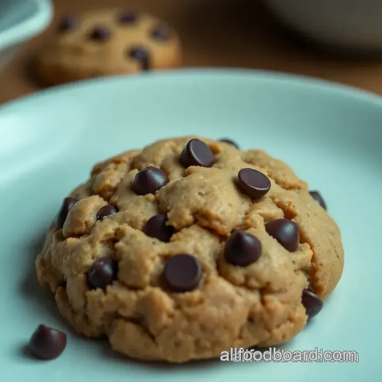 Air Fryer Chocolate Chip Cookies presentation