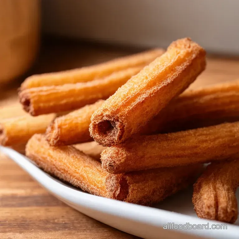 Air Fryer Churro Magic Crispy Cinnamonsugar Delights presentation