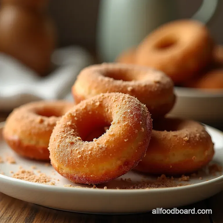 Heavenly Hot Air Fryer Cinnamon Sugar Donut Holes Light Fluffy and GuiltFree Goodness presentation
