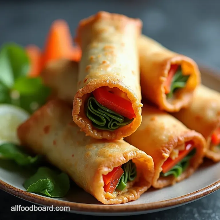 Air Fryer Vegetable Spring Rolls