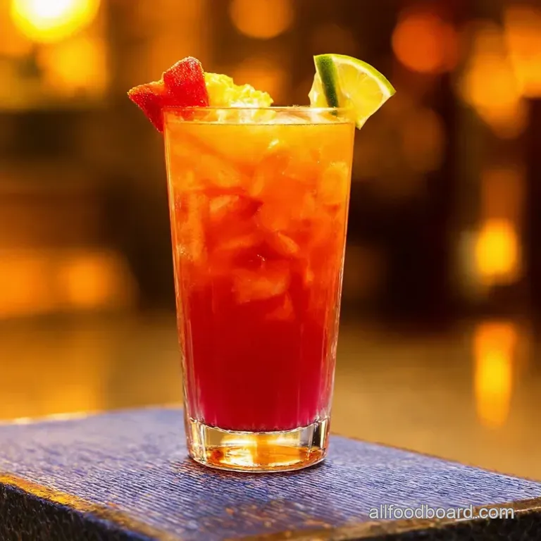 Aloha Luau Punch a Taste of Paradise presentation