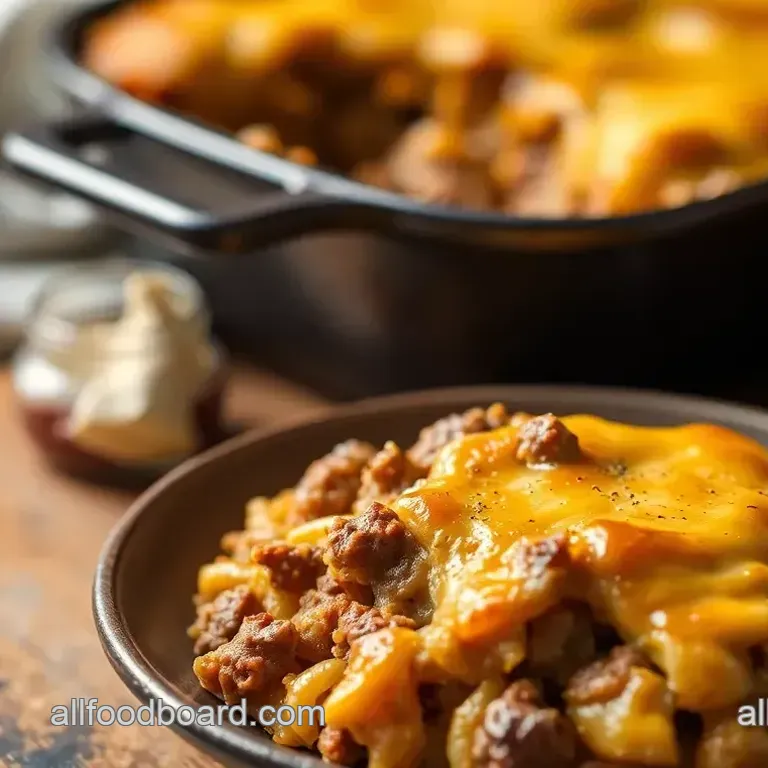 Bake Ground Beef Amish Casserole Delight