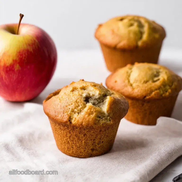 Apple Cinnamon Greek Yogurt Muffins