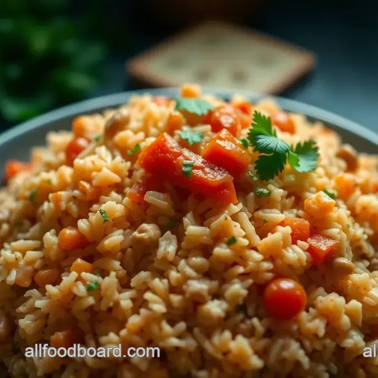 Arroz con Gandules (Puerto Rican Rice with Pigeon Peas)