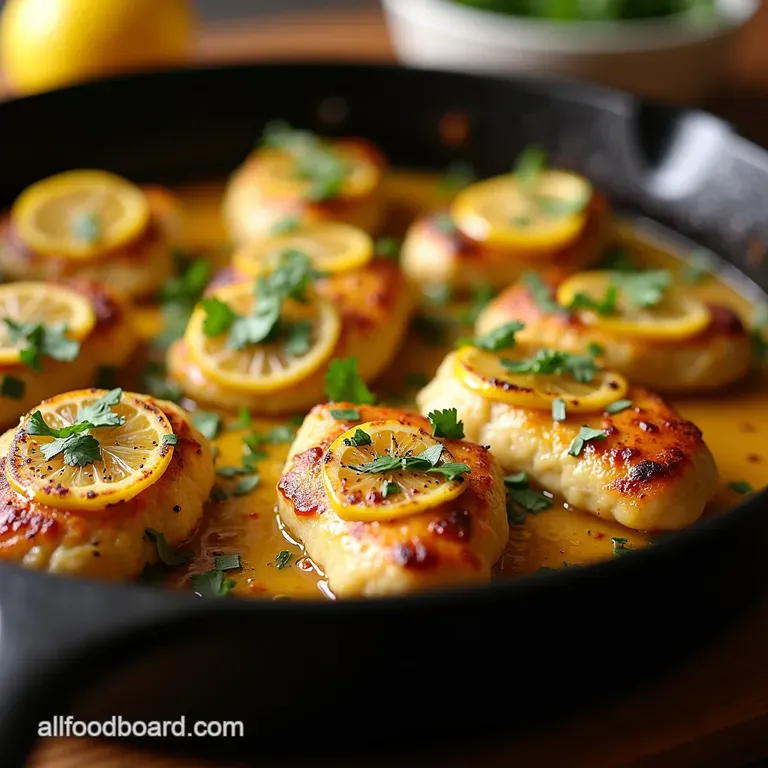 Asado Chicken Sunshine Easy LemonZucchini Skillet presentation