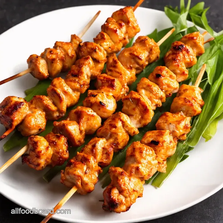 Asian Zing Chicken Skewers