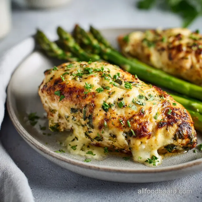 Asparagus Stuffed Chicken: Creamy and Tender