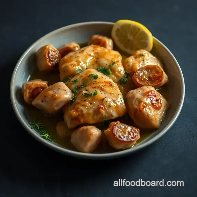 Aussie Chicken with Lemon Myrtle Marinade presentation