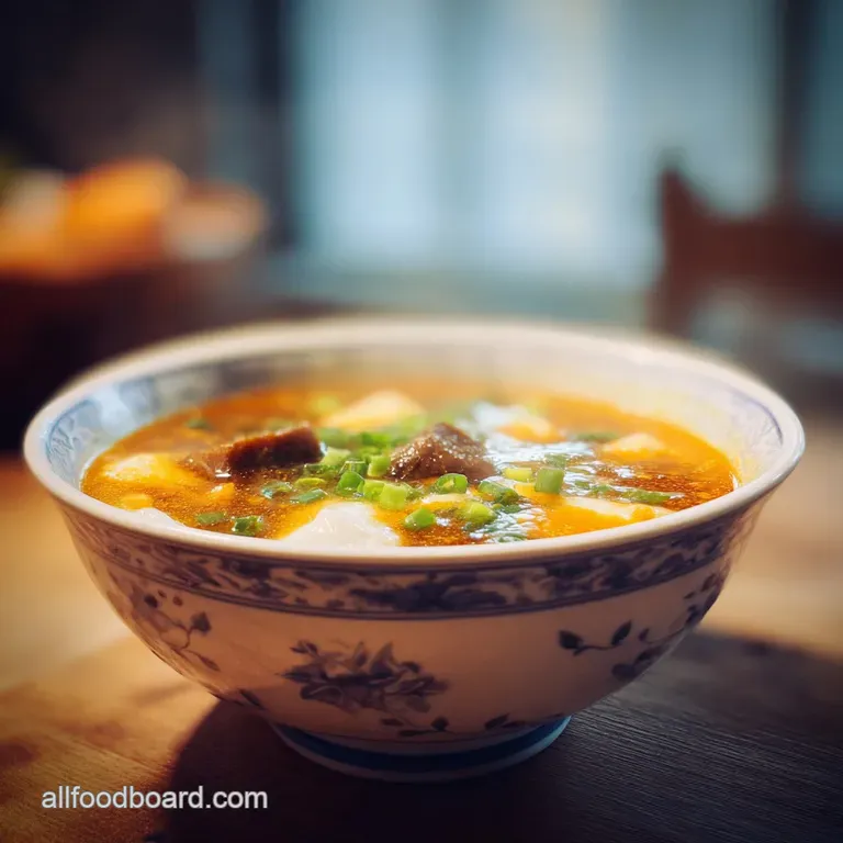 An artfully arranged bowl showcasing tender mushrooms, bamboo shoots, and tofu