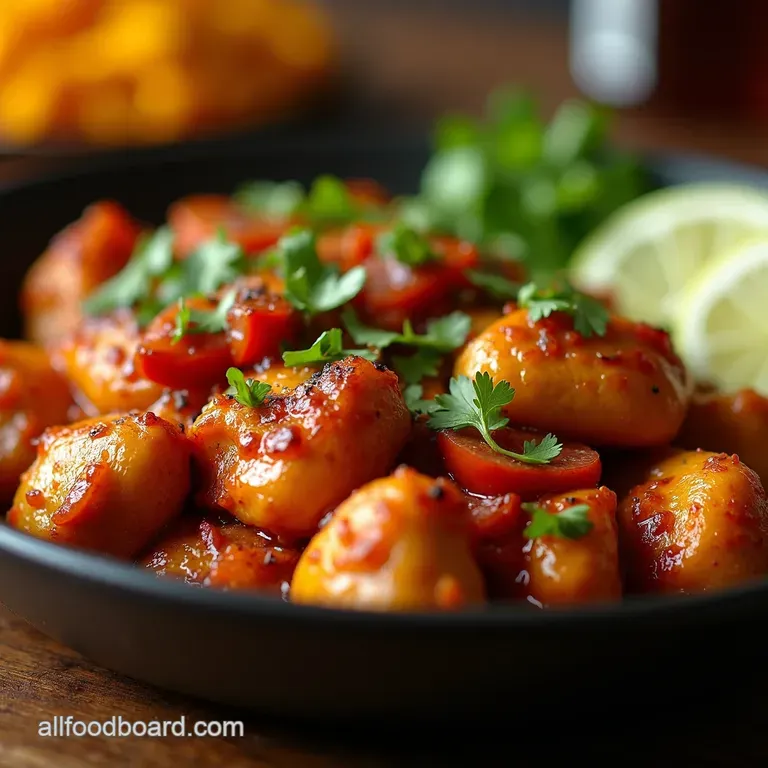 The Sizzling Showstopper Authentic Homemade Chicken Fajitas presentation