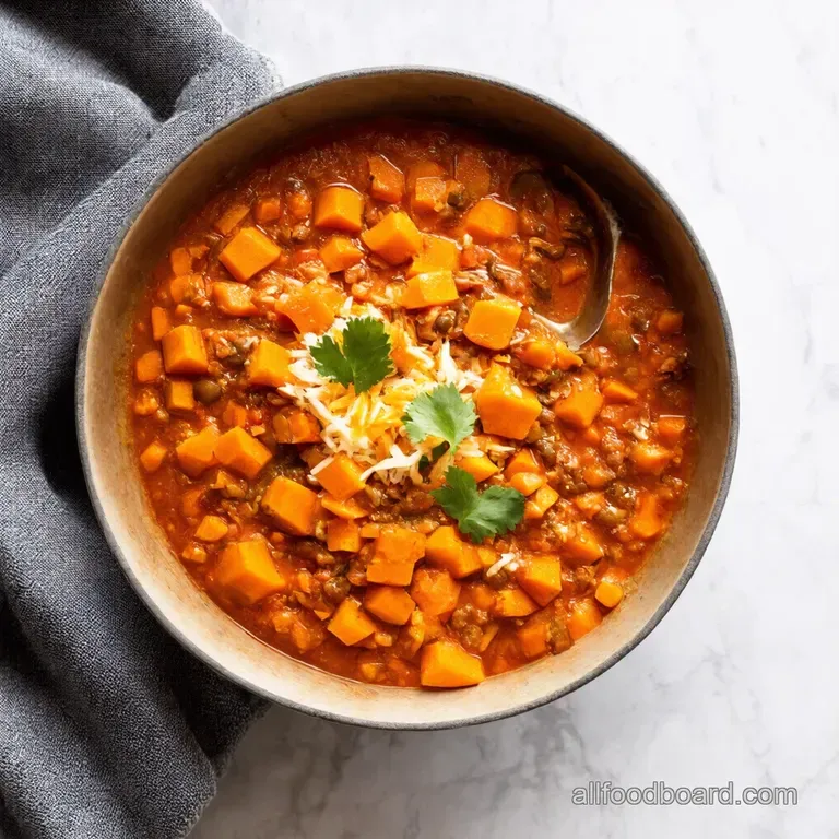 Autumns Embrace Hearty Butternut Squash Chili