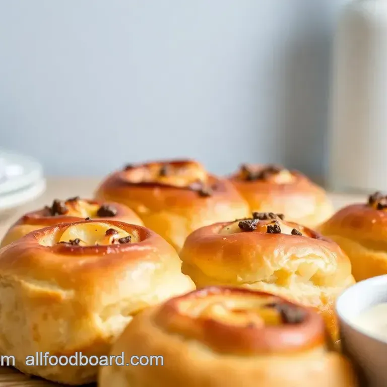 Apple Cinnamon Brioche Rolls