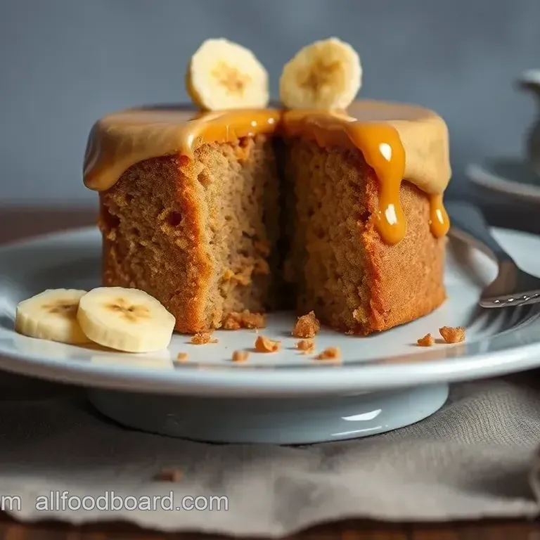 Banana Bliss Cake with Decadent Caramel Frosting
