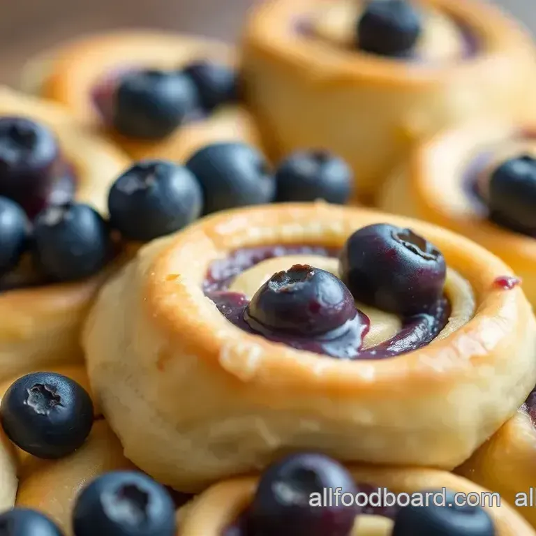 Blueberry Cheesecake Rolls
