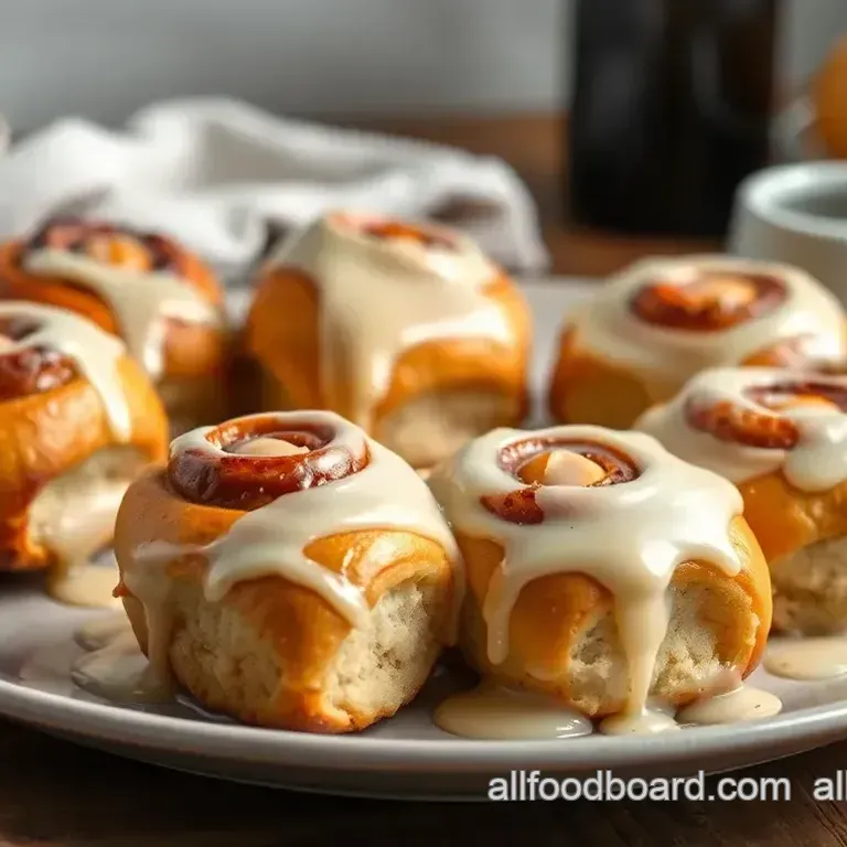 Cinnamon Swirls with Savory Sausage: A Breakfast Delight