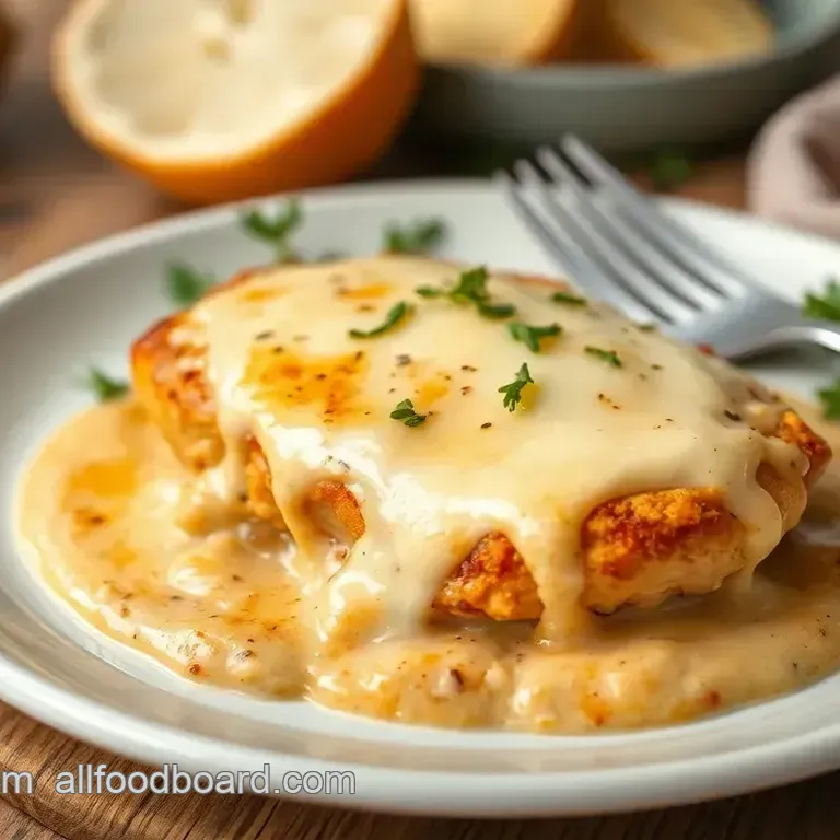 Bake Creamy Chicken with Cheese Topping
