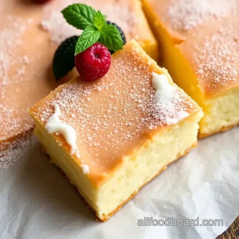 Bake Delicious Kefir Sheet Cake presentation