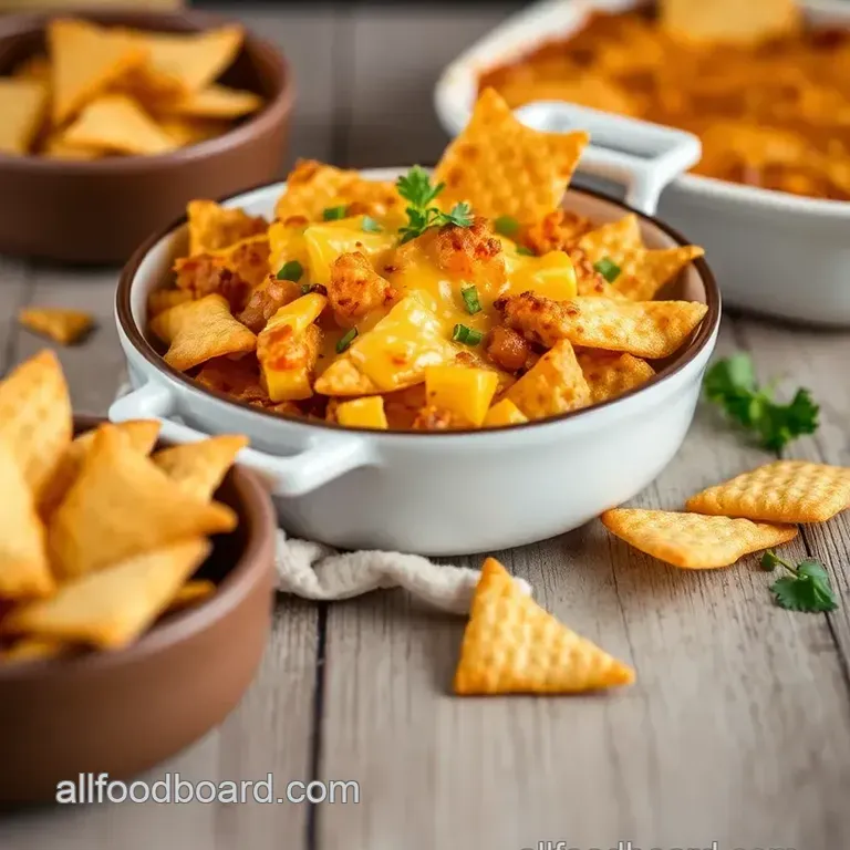Baked Doritos Casserole: Cheesy & Crunchy Delight presentation