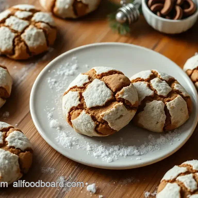 Holiday Crinkle Cookies