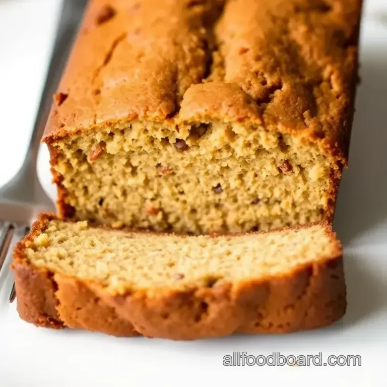 Voskos Banana Bread presentation
