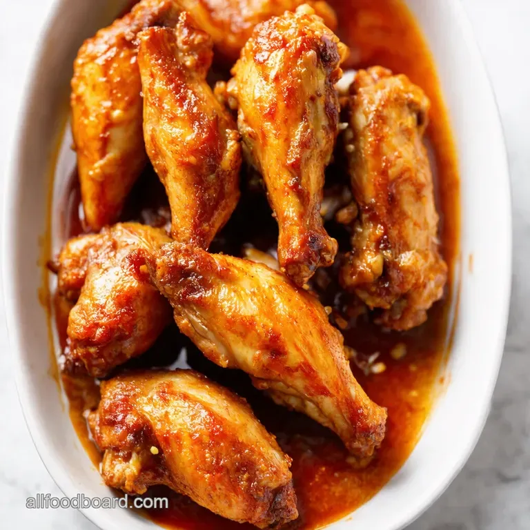 Baked Chicken Wings with Thai Sweet Chili Kick