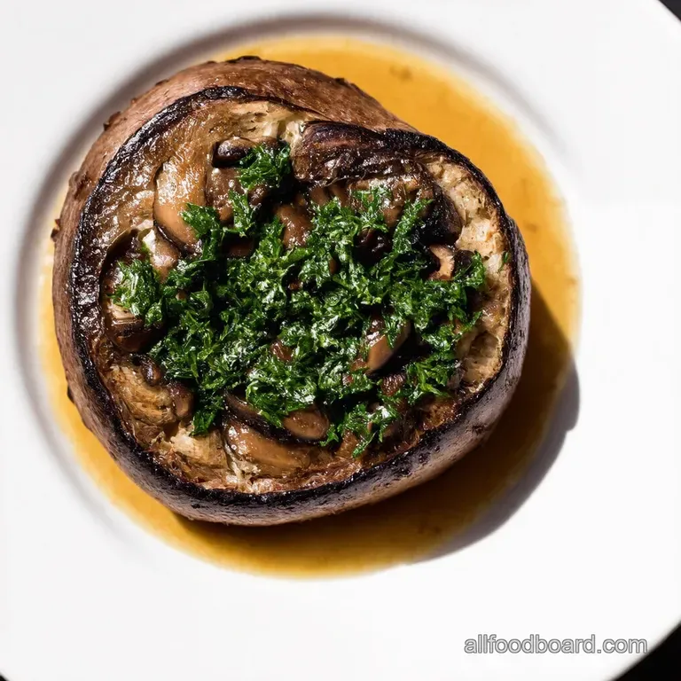 Easy Baked portobello mushroom recipe Balsamic Herb Bliss Balsamic Herb Baked Portobello Mushrooms