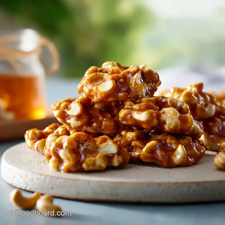 The Best Caramel Cashew Clusters Recipe