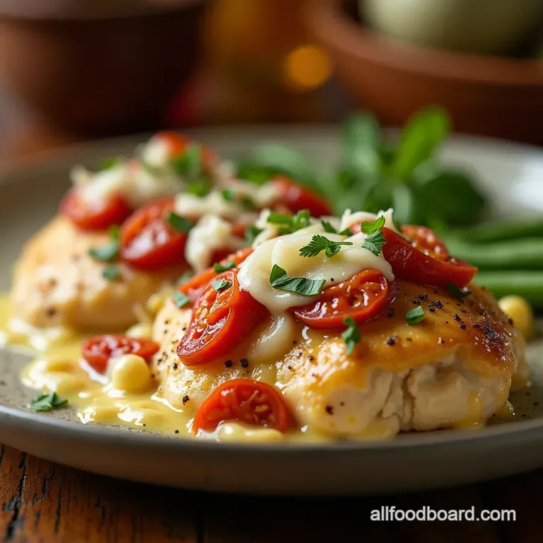 The Put A Ring On It Creamy Marry Me Chicken presentation