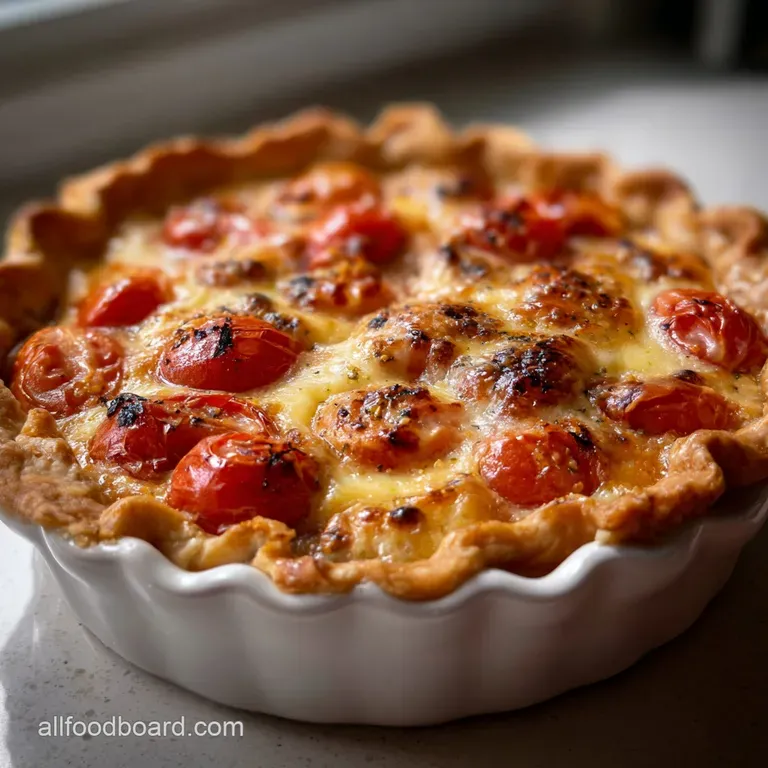 Fresh Tomato Pie: the Best Creamiest Garden Tomato Recipe presentation