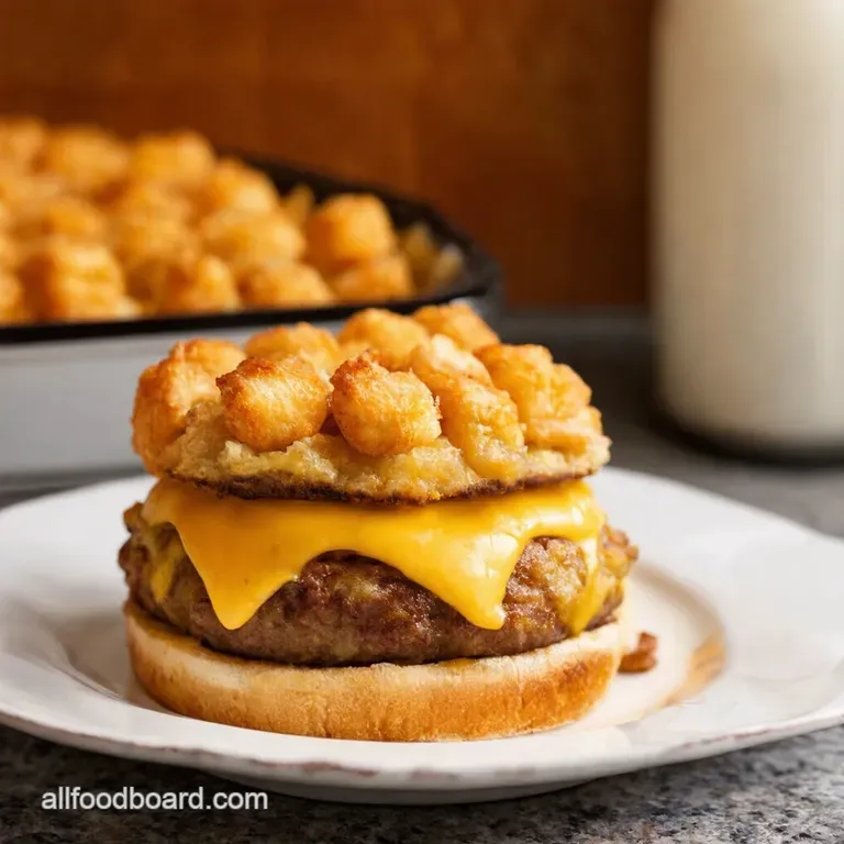 Big Mac Tater Tot Casserole A Cheeseburger Fiesta presentation