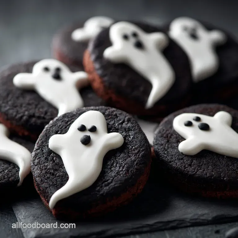 Halloween Cookies: the Crypt Keepers Black Cocoa Cut-Outs presentation