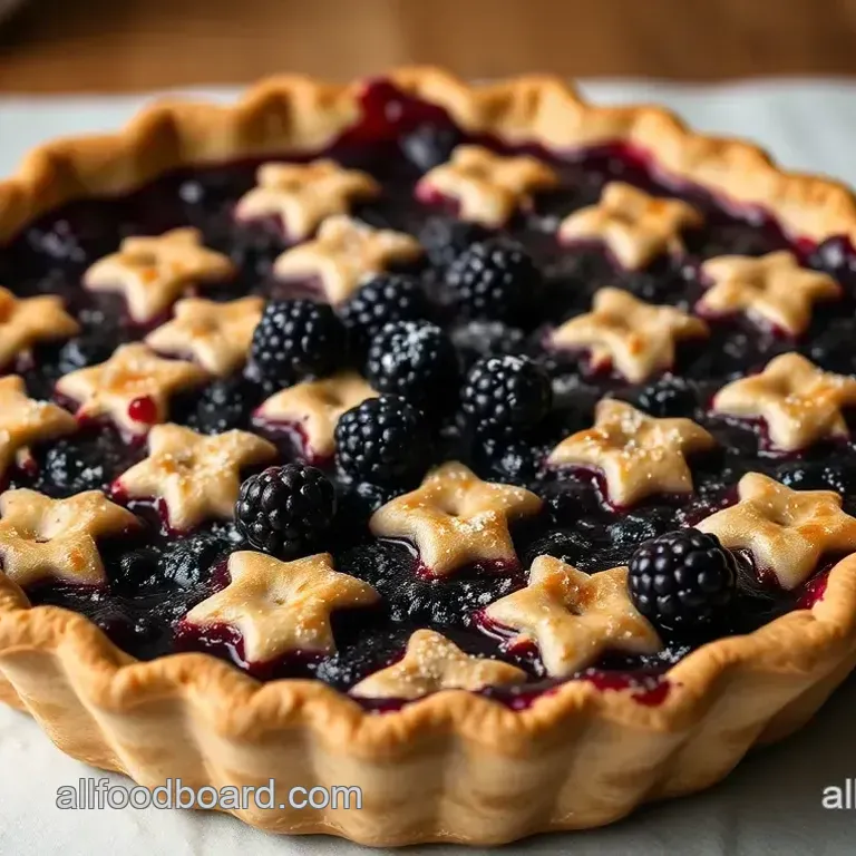 Blackberry Bliss: A Simple Crumble-Topped Pie