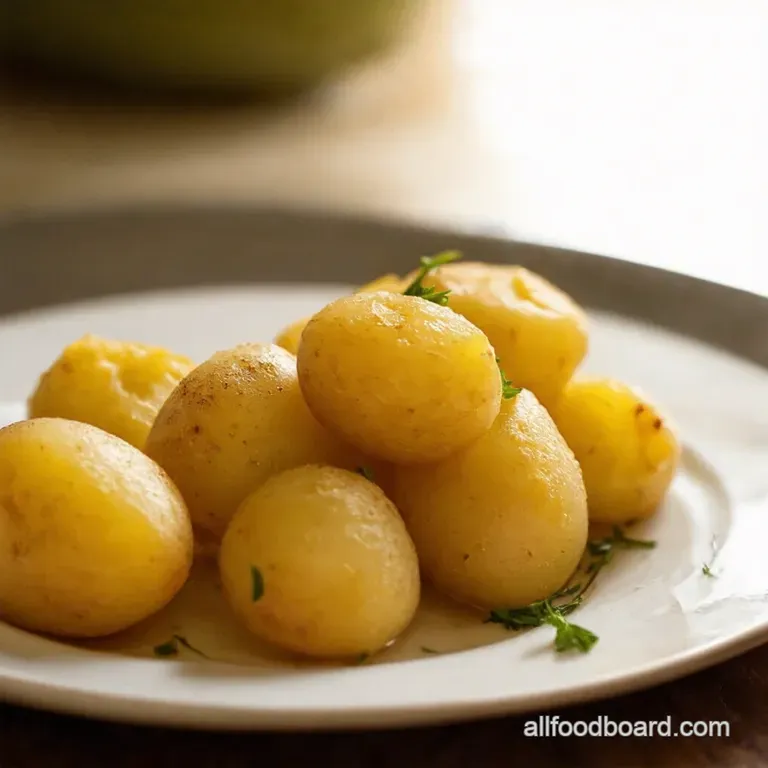 Blimey These Are Good Fondant Potatoes presentation